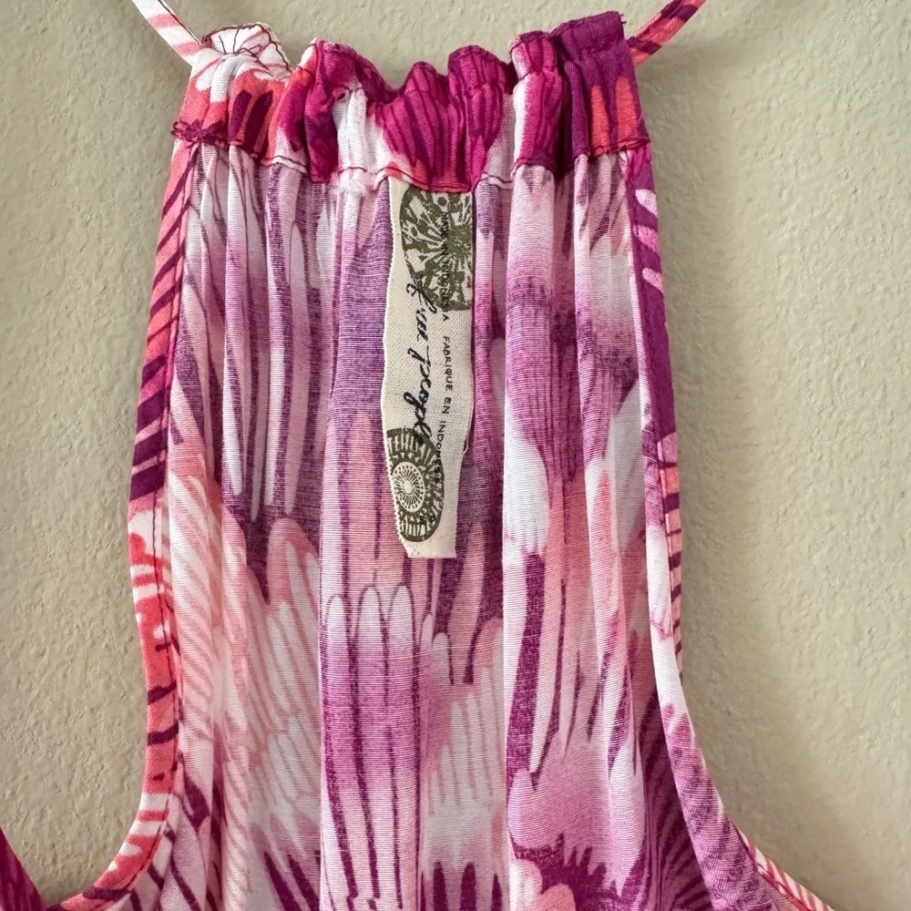 NWT Free People Vibrant Floral Print Dress S